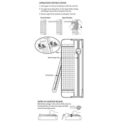 A4 A5 Precision Paper cutter, Portable Scrapbooking Trimmer, Card, Art, Photo Trimmer Cutting with ruler, Green