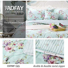 French Country Blossom Reversible Duvet Cover Set