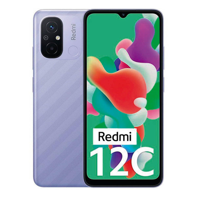 Redmi 12C (Lavender Purple 4GB RAM, 128 Storage) - Powerful MediaTek Helio G85 | Immersive 6.71" HD+ display | 50MP AI dual camera | 5000mAh long-lasting battery