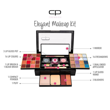 CP Trendies Makeup Kit 82 – ELEGANT - Ultimate Color - Gift Set for Women/Girls | All-in-one Makeup Kit