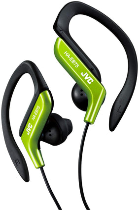 JVC HAEB75G Sports Clip Headphone, Green Small