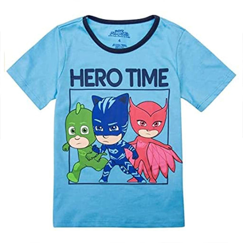 PJ Masks Hoodie Combo Set - 1 Hoodie 1 Sweatpant & 1 T-Shirt Featuring Catboy, Gekko & Owlette 24 Months