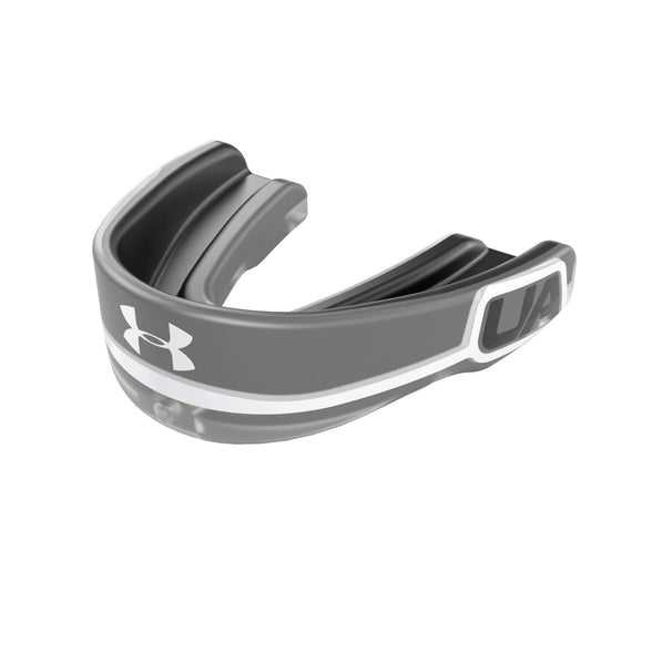 Under Armour Gameday Pro Mouth Guard for Football, Lacrosse, Basketball, Hockey, Boxing etc. Sports Mouthguard. Includes Detachable Helmet Strap. Youth & Adult. Protectar Bucal