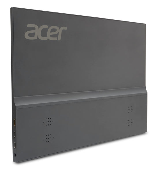 Portable Monitor | Acer PM161Q Abmiuuzx 15.6'' Full HD 1920 x 1080 IPS Ultra Slim Design Premium Cover I External for Laptop PC Mac 2 USB 3.1 Type-C Ports, 1 Mini HDMI & Micro USB, Black