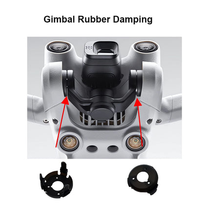 ZWLLKJGS Gimbal Rubber Damper for DJI Mini 3 Pro/Mini 3 Shock Absorption Gimbal Camera Repair Replacement Parts