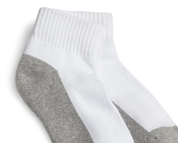 Jefferies Socks Big Boys' Seamless-Toe Quarter Athletic Socks (Pack of 6)