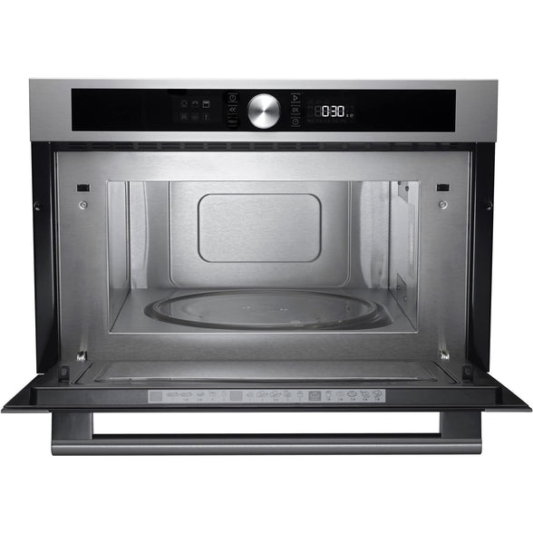Hotpoint 31L 1000W Built-in Microwave Oven with Grill - Stainless Steel