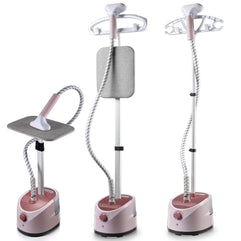 Garment Steamer 2000W With Height Adjustable Ironing Board, 40 Second Heating Time, Heat Insulated Steam Hose