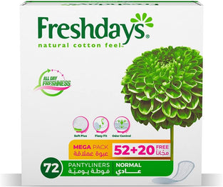 Freshdays Daily Liners Normal 72 Pads