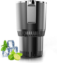 Car Cup Cooler Warmer Quick Electric Cooling Cup Warmer Cooler 2-in-1-3℃~58℃ Heat and Cold Insulation Drink Cooler Cup Coffee Warmer for Road Trip