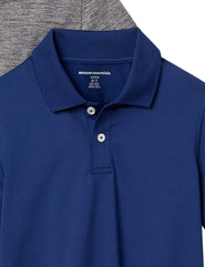 Boys Active Performance Polo Shirts