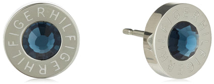 Tommy Hilfiger Stainless Steel Stud Earrings With Etched 