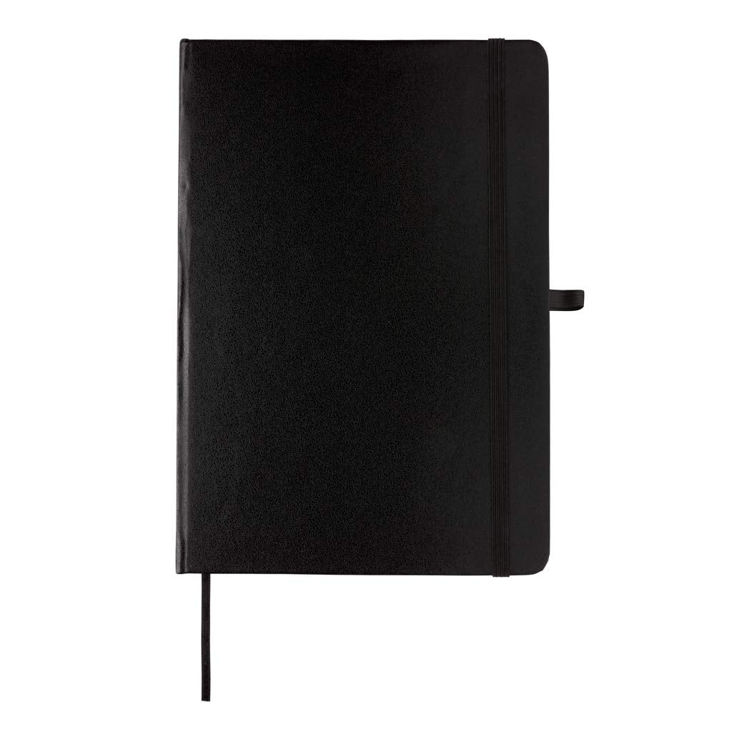 Santhome Classic Notebooks | A5, Hardcover, Ruled/Linked Notebooks, Writing Pads, Dairies - 192 Pages (Black)