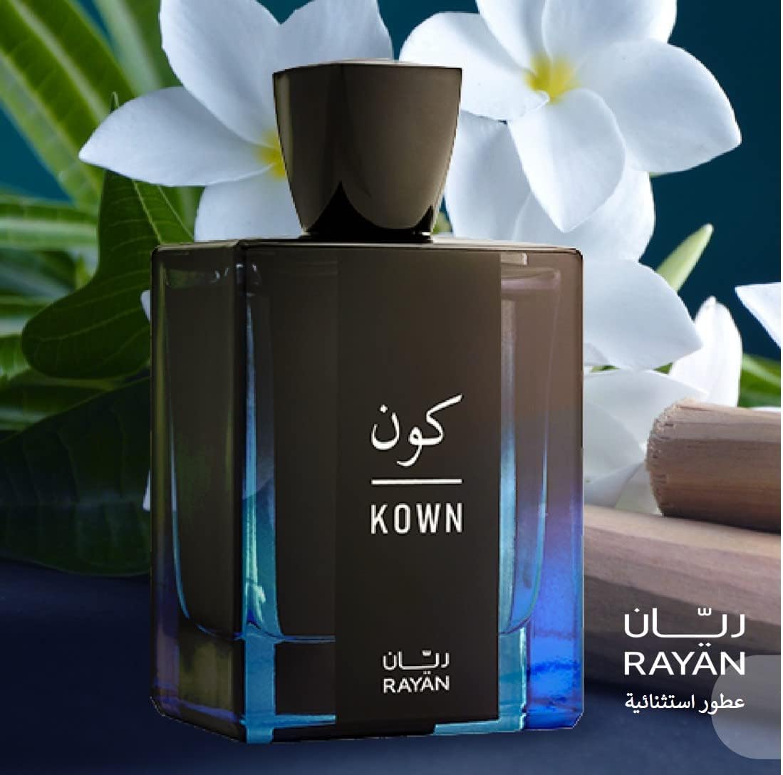 RAYAN KOWN Eau de Parfum - 100 ML EDP, Long Lasting Perfume for Men and Women, KOWN Fragrance for Unisex With 3 Notes (Top, Base & Heart)