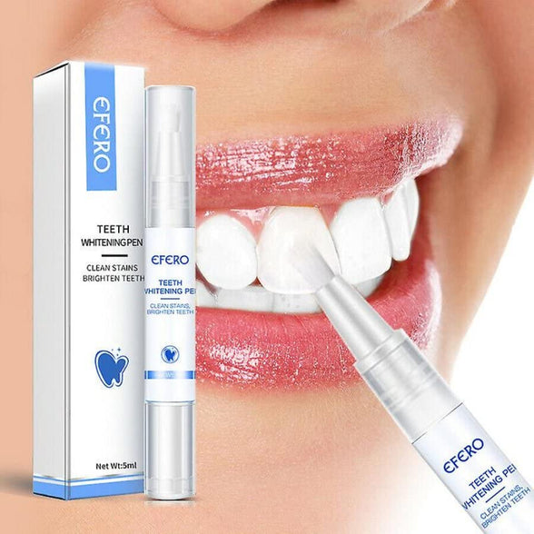 KANZA - Teeth Whitening Essence,Teeth Whitening Pen Set | Oral Hygiene, Tooth Bleaching | Fast-Acting Teeth Whitener | Teeth Cleaning Serum | Teeth Nourishing Agent, Removes Plaque Stains