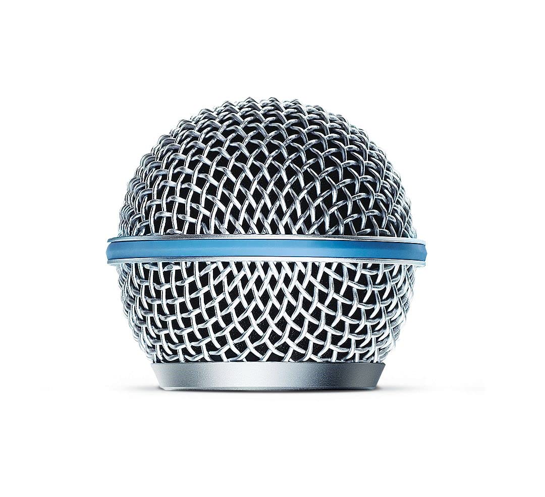 Shure BETA 58A, Vocal Microphone, Professional Voice Recording, Steel Mesh Grille, Great for Live Singing, PC Streaming, Podcasting & Home Studio