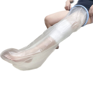 BEAUTYLIFE Extral Long - Adult Full Leg Waterproof Protector Cast Dressing Cover,Leg Cast Cover For Shower Watertight Bag for Broken Long Leg Knee Foot Ankle Wound Burns Reusable