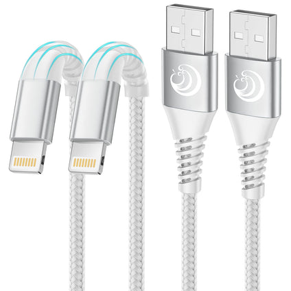iPhone Charger Cable 3M 2Pack Aioneus Long iPhone Charging Cable MFi Certified Lightning Cable Braided iPhone Charger USB Fast Charging Lead for iPhone 13 12 11 Pro Max XR XS 10 8 7 Plus 6s 6 SE, iPad