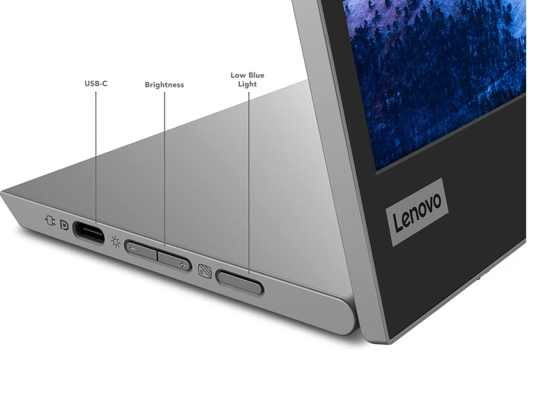 Lenovo L15 15.6 Inch Portable Monitor | FHD, 1080p, 60Hz, IPS, 6ms, USB-C/Type-C connector