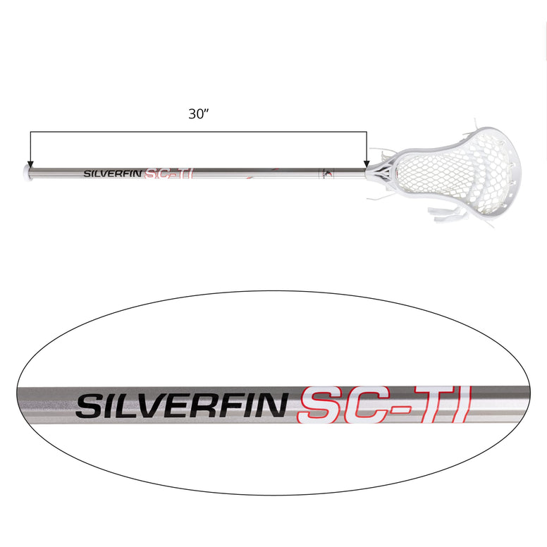 Silverfin Sc-Ti Lacrosse Shaft, Lacrosse Handle, Lacrosse Stick for Men, Youth Boys Lacrosse Stick, Lacrosse Shaft Attack, Lacrosse Shafts, Lacrosse Shaft for Men, Mens Lacrosse Shaft