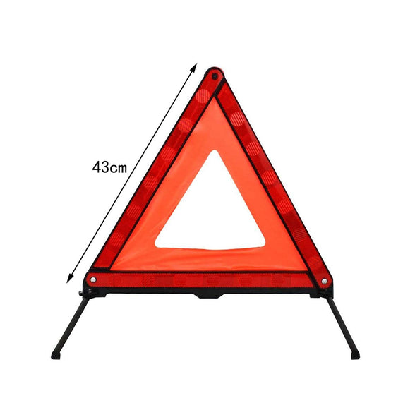 KongJies Warning Triangle, Foldable Emergency Reflector Roadside Hazard Sign Triangle with Storage Case