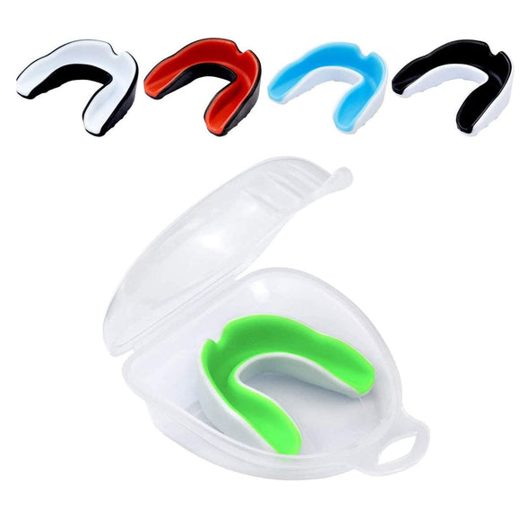 Sports Mouth Guard, 5 Pieces Adult Sports Mouthguard for Athletic Boxing, MMA, Rugby, Muay Thai, Hockey, Judo, Karate Martial Arts and All Contact Sports