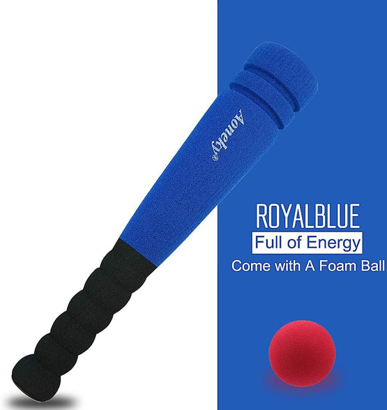 Aoneky Blue 11.8 inch Min Foam Baseball Bat and Ball