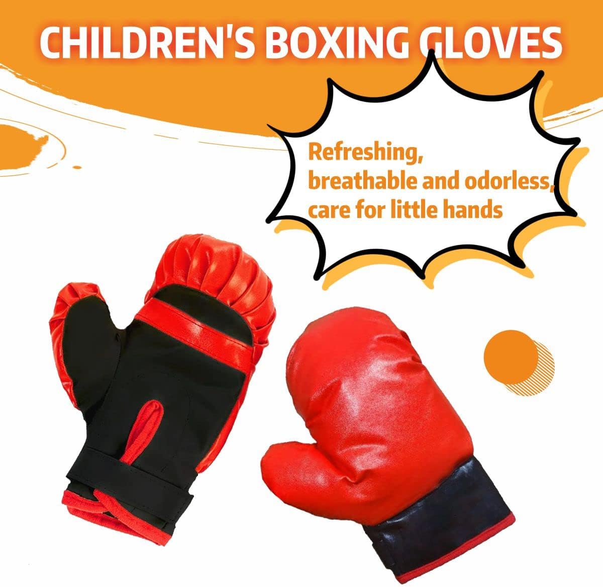 Punching Bag for Kids, Kids Boxing Bag with Stand, 3 4 5 6 7 8 9 10 Years Old Adjustable Kids Punching Bag, Boxing Equipment with Boxing Gloves, Boxing Set as Boys & Girls Toys Gifts