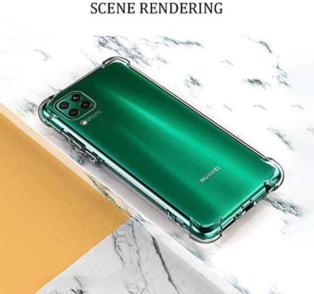 Huawei Nova 7I / Nova 6 Se / P40 Lite Case Cover Protective Shock Absorption Bumper Soft Transparent Case For Huawei Nova 7I / Nova 6 / P40 Lite Se By Nice.Store.Uae (Clear)