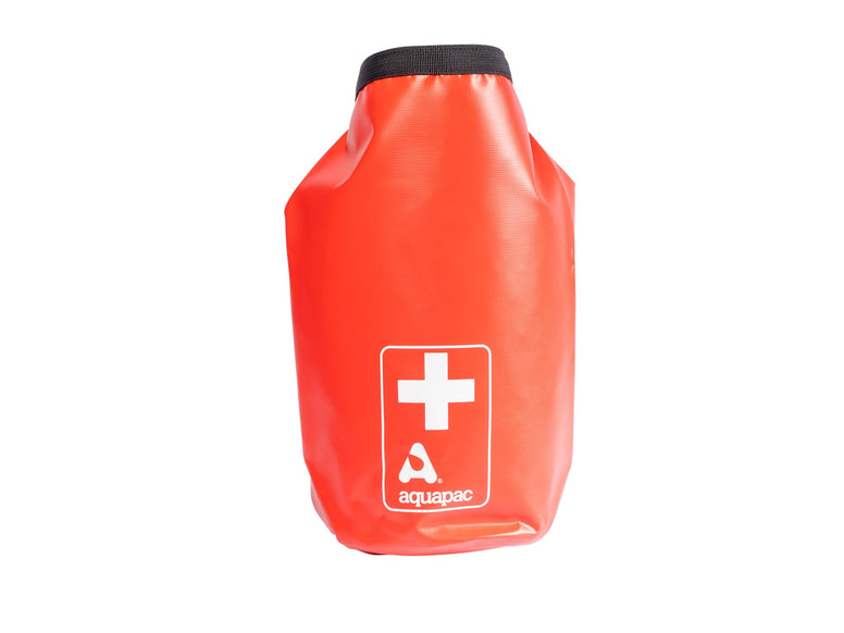 Aquapac Waterproof First Aid Kit Dry Bag for Emergency Use with Secure Buckle - Red