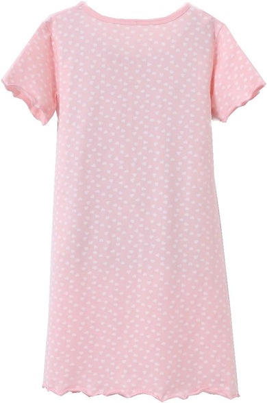 Zegoo Little Girls Cute Cotton Nightgown Floral Sleep Dresses