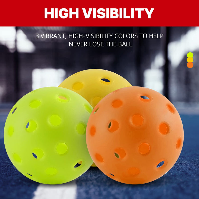 JIOBOLION Baseball Practice Balls, Limited Flight Hollow Plastic Practice Baseballs for Hitting (3 Pack) Plastic Baseball Balls for Indoor and Outdoor Use, Plastic Softballs for Pickleball…