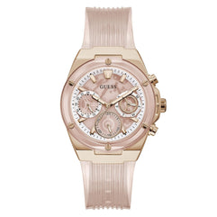 GUESS Ladies Sport Clear 39mm Watch