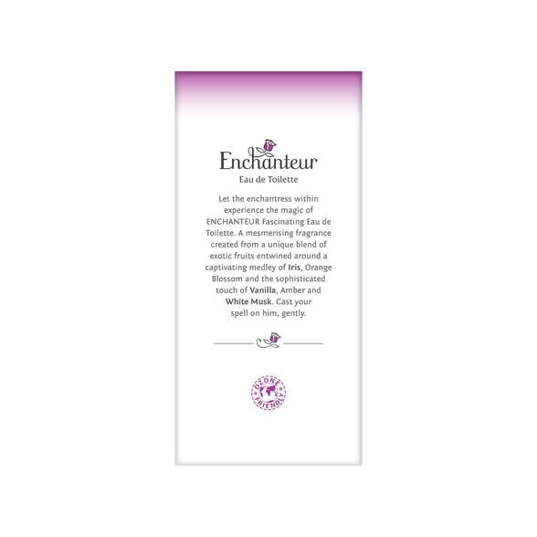 Enchanteur Fascinating Eau De Toilette, Perfume For Women, Long Lasting Fragrance, 100 ml