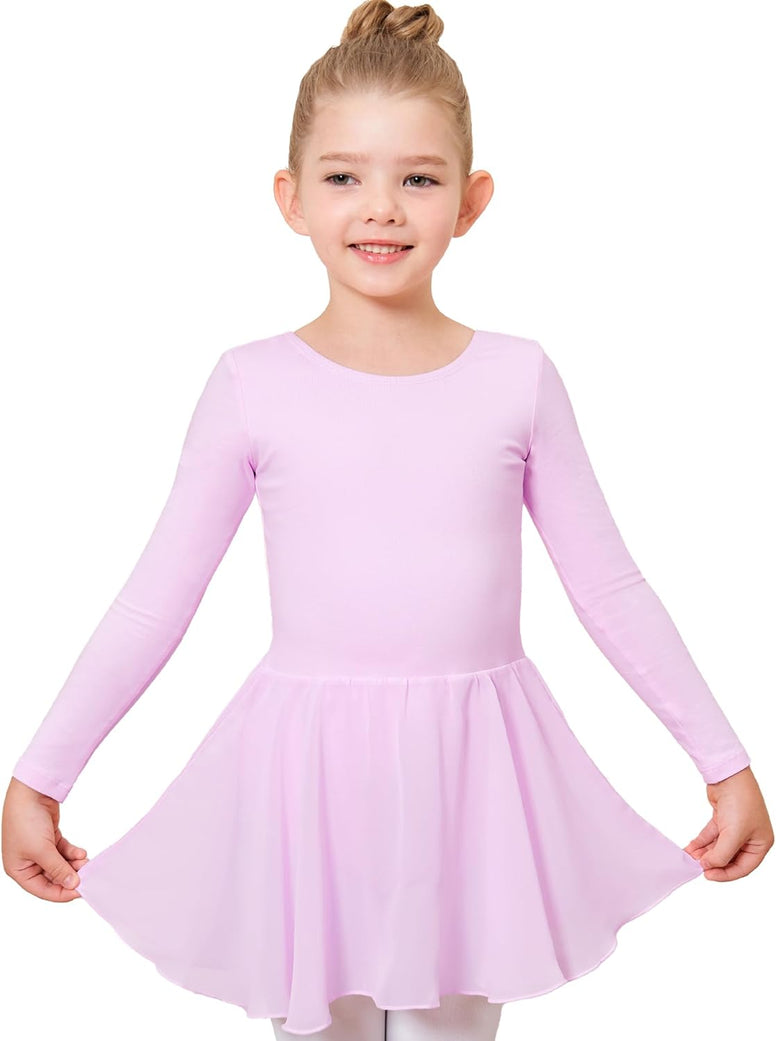 Stelle Girls Ballet Leotards Dance Dress Skirted Toddler Ballet Outfit (Toddler/Little Girl/Big Girl)