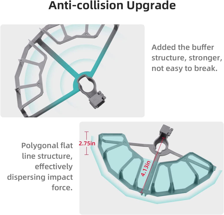 Propeller Guard, Blade Guard, Propeller Guard Ring, Anti-Collision Bumper Ring for Mavic Air2, for Dji Mavic Air 2 Drone 360° Propeller Protection Cover, Propeller Protective Safety Accessory