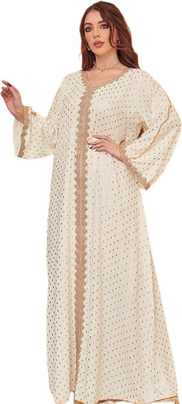 Arab Morocco Muslim Maxi Dress Abaya Women Ramadan Abayas Dubai Turkey Islam Kaftan Long for Women Tradition Causal Wear