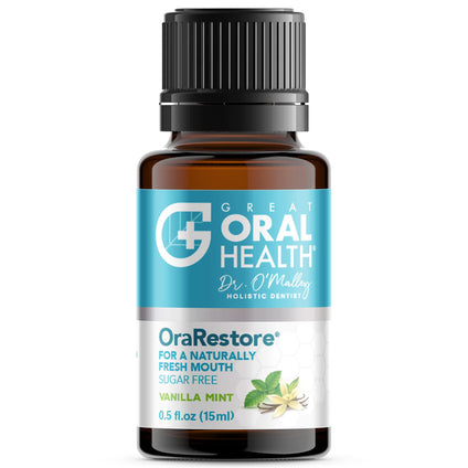 OraRestore Natural Bad Breath Treatment—Concentrated Blend of Essential Oils—Dentist Formulated Liquid Toothpaste & Mouthwash for Healthy Gums & Teeth—Tooth Oil for Oral Care w/eBooklet 15ml (1 Pack)