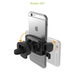 Iottie Easy One Touch Mini Air Vent Car Mount Holder Cradle For Iphone XS Max R 8 Plus 7 Samsung Galaxy S10 E S9 S8 Plus Edge, Note 9 & Other Smartphone