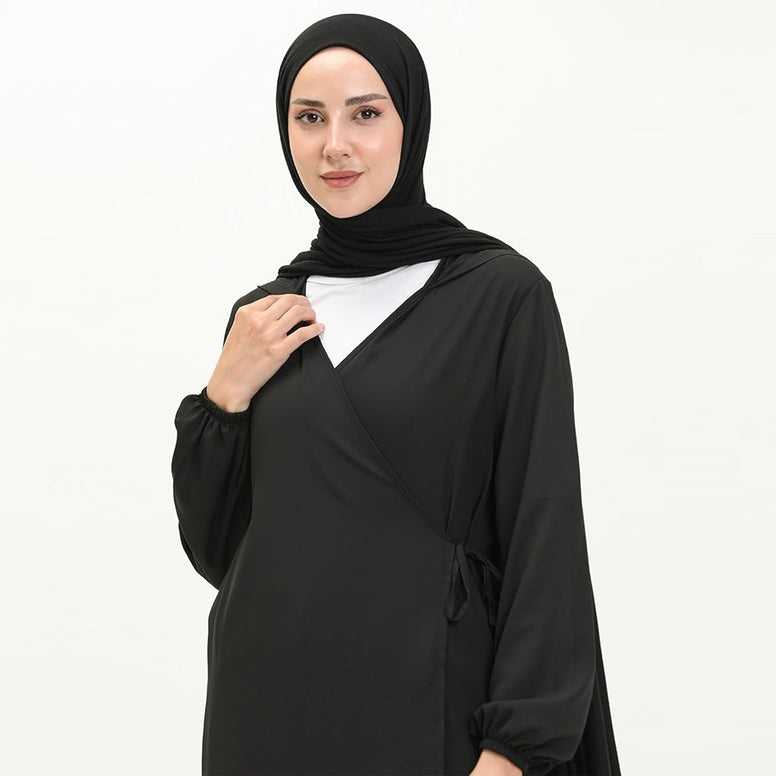 Abaya for Muslim Women Prayer Dress Long Sleeve Clothes Hijab Robe One Piece Garment Maxi size Islamic Kaftan