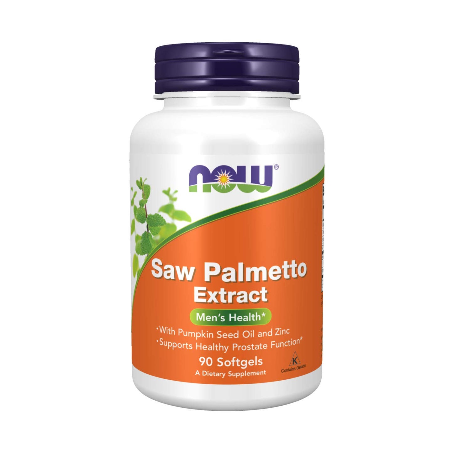 Now Foods Saw Palmetto Extract 80Mg, 90 Softgels