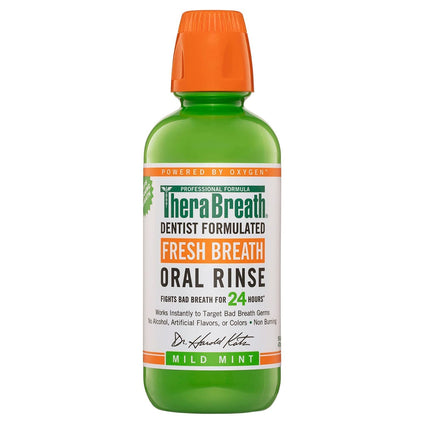 Therabreath, Fresh Breath, Oral Rinse, Mild Mint, 16 fl oz (473 ml)