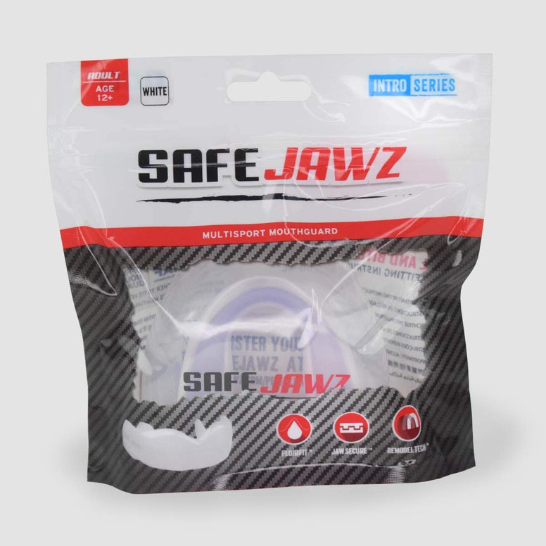 SAFEJAWZ Mouthguard Slim Fit, Adults and Junior Gum Shield with Case for Boxing, MMA, Rugby, Martial Arts, Judo, Karate, Hockey and All Contact Sports
