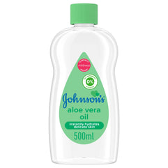 Johnson's Baby Moisturising Oil, Aloe Vera, 500ml