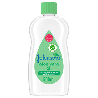 Johnson's Baby Moisturising Oil, Aloe Vera, 500ml