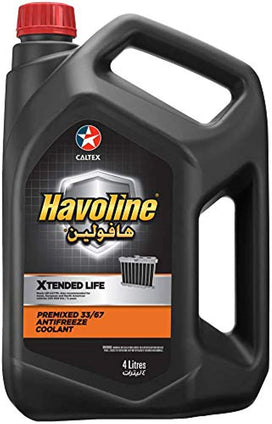 CALTEX Havoline Xtended Life Antifreeze/Coolant - Premixed 33/67 (4L)