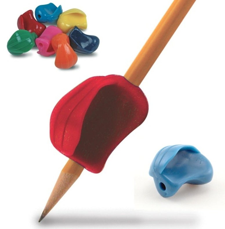 The Pencil Grip Pencil Grips, The Crossover Grip, Ergonomic Writing Aid For Righties And Lefties, Colorful Pencil Grippers, Assorted Classic Colors, 6 Count - TPG-17806