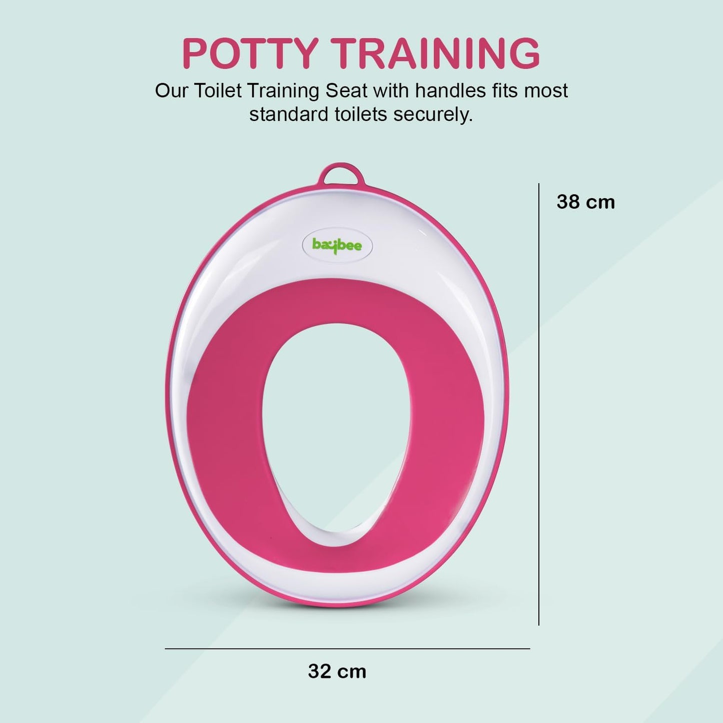 Baybee Nemo Baby Potty Seat for Kids, Potty Training Seat Chair for Baby | Toilet Training Seat with Comfortable Seating, Kids Potty Chair for Babies 1-5 Years Boys Girls (Pink)