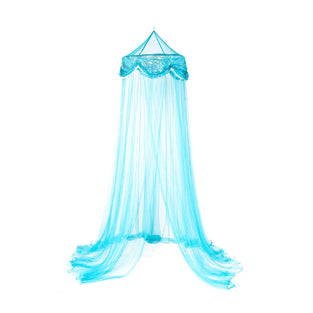 OctoRose Princess Bed Canopy Mosquito Net for Bed, Dressing Room, Out Door Events all size bed HP-sequins-tealblue