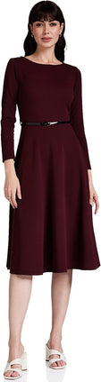 Miss Olive Women's Skater Midi Dress